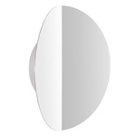 Dottie Wall Sconce - Polished Nickel / White Glass