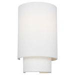 Sawyer Wall Sconce - Burnished Brass / White Linen