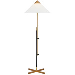 Franklin Floor Lamp - Burnished Brass / Deep Bronze / White