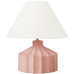 Veneto Table Lamp - Dusty Rose / White Linen