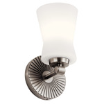 Brianne Wall Sconce - Classic Pewter / Opal