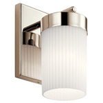 Ciona Wall Sconce - Polished Nickel / Opal