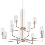 Kimrose Chandelier - Polished Nickel / Clear