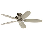 Renew Ceiling Fan - Brushed Stainless Steel / Satin Black / Silver