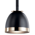 Baland Pendant - Black / Polished Nickel / Black / Polished Nickel