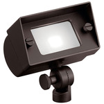 12V Mini Wall Wash Light - Textured Architectural Bronze / Frosted