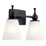 Cosabella Bathroom Vanity Light - Black / Satin Etched