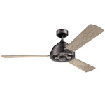 Pinion Ceiling Fan - Anvil Iron / Distressed Antique Gray