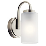 Kennewick Wall Sconce - Brushed Nickel / Satin Etched
