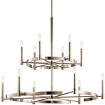 Tolani Chandelier - Polished Nickel