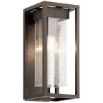 Mercer Outdoor Wall Sconce - Olde Bronze / Clear Seeded