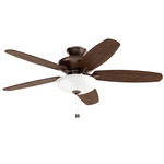 Renew Select Ceiling Fan with Light - Oil Brushed Bronze / Cherry / Walnut
