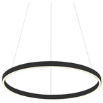 Cerchio Pendant - Black / Frosted