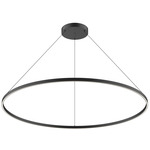 Cerchio Pendant - Black / Frosted