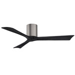 Irene Hugger Ceiling Fan - Brushed Pewter / Matte Black