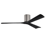 Irene Hugger Ceiling Fan - Brushed Pewter / Matte Black