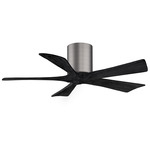 Irene Hugger Ceiling Fan - Brushed Pewter / Matte Black