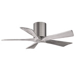 Irene Hugger Ceiling Fan - Brushed Pewter / Barn Wood