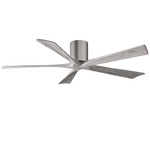 Irene Hugger Ceiling Fan - Brushed Pewter / Barn Wood