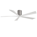 Irene Hugger Ceiling Fan - Brushed Pewter / Matte White