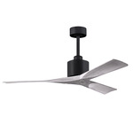 Nan Ceiling Fan - Matte Black / Barn Wood Tone
