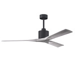 Nan Ceiling Fan - Matte Black / Barn Wood Tone