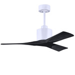 Nan Ceiling Fan - Matte White / Matte Black