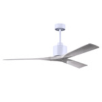 Nan Ceiling Fan - Matte White / Barn Wood