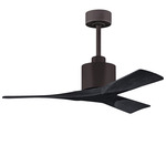 Nan Ceiling Fan - Textured Bronze / Matte Black