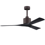 Nan Ceiling Fan - Textured Bronze / Matte Black