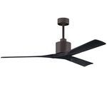 Nan Ceiling Fan - Textured Bronze / Matte Black