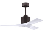 Nan Ceiling Fan - Textured Bronze / Matte White