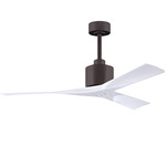 Nan Ceiling Fan - Textured Bronze / Matte White