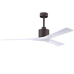 Nan Ceiling Fan - Textured Bronze / Matte White