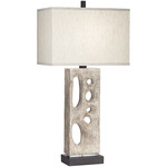 Driftwood Table Lamp - Natural / Grey
