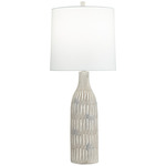 Stonewall Table Lamp - Natural / White