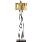 Oak Vine Floor Lamp - Bronze / Multicolor