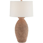 Finley Table Lamp - Natural / Off White