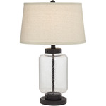 Collectors Dream Table Lamp - Clear / Oatmeal