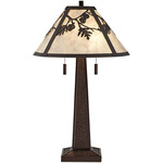Melville Table Lamp - Dark Bronze / Mica