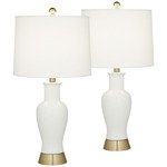 Olympia Table Lamp - Set Of 2 - Ivory / White