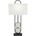 Eleanor Table Lamp - Black / White