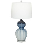 Nadia Table Lamp - Blue / White