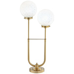 Madison Park Table Lamp - Gold / White