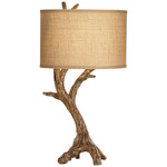 Beachwood Table Lamp - Natural / Beige