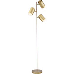 Donatello Floor Lamp - Brass