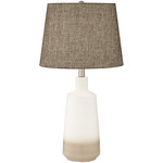 Harlow Table Lamp - White / Brown