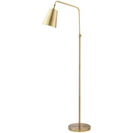 Zella Floor Lamp - Antique Brass / Antique Brass