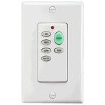 Battery Operated Fan / Light Wall Control - White