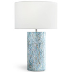 Layla Table Lamp - Blue / White